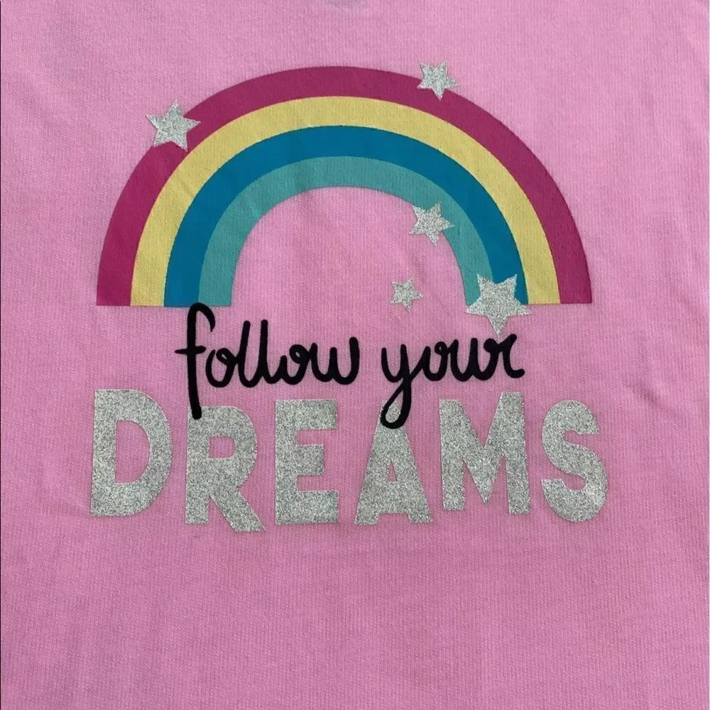 JELLIFISH Girls Size XL (14/16) Follow Your Dreams Pajama Set